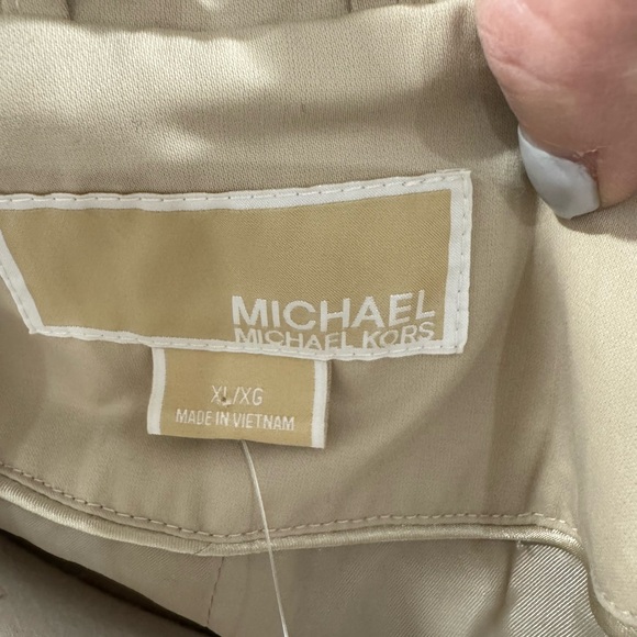 NWT Michael Kors Trench Coat – Beige, Size XL - Picture 2 of 16